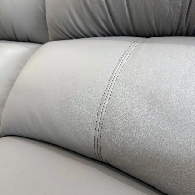 Taupe Leather Recliner 2+1+1 — photo 13