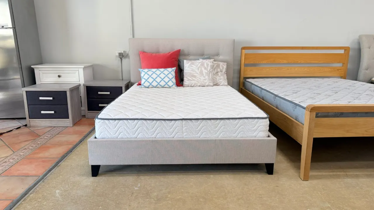 Upholstered bed