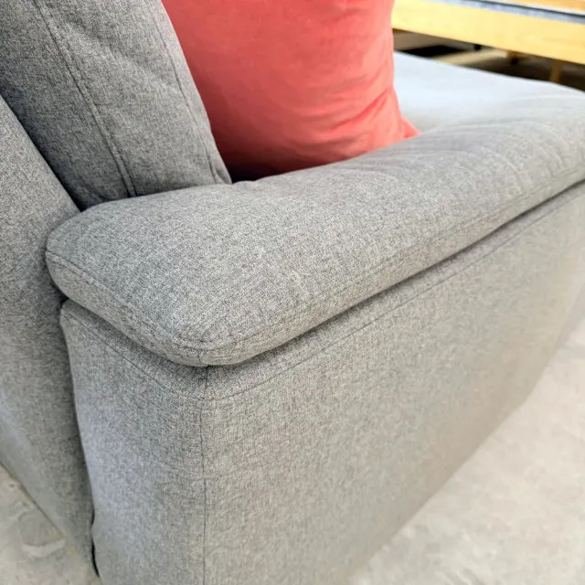 Arm and back cushion detail