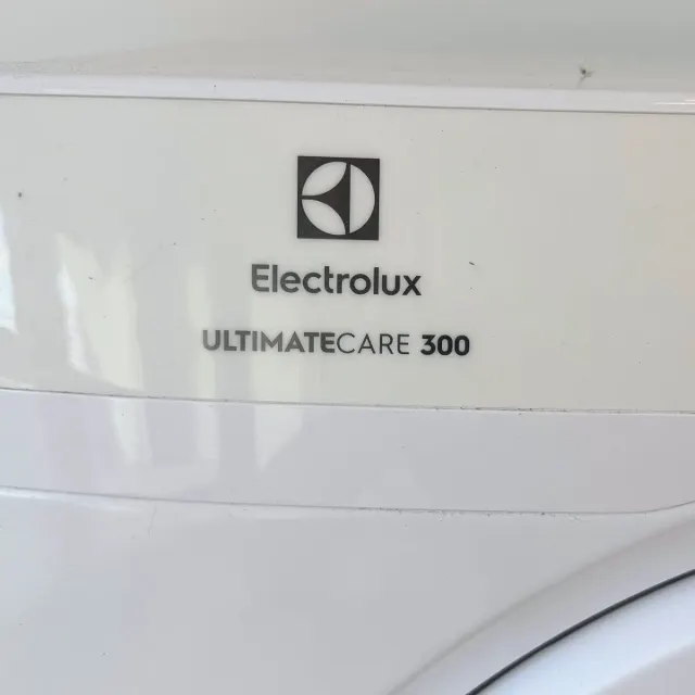 Electrolux UltimateCare 300 badge on the dryer front