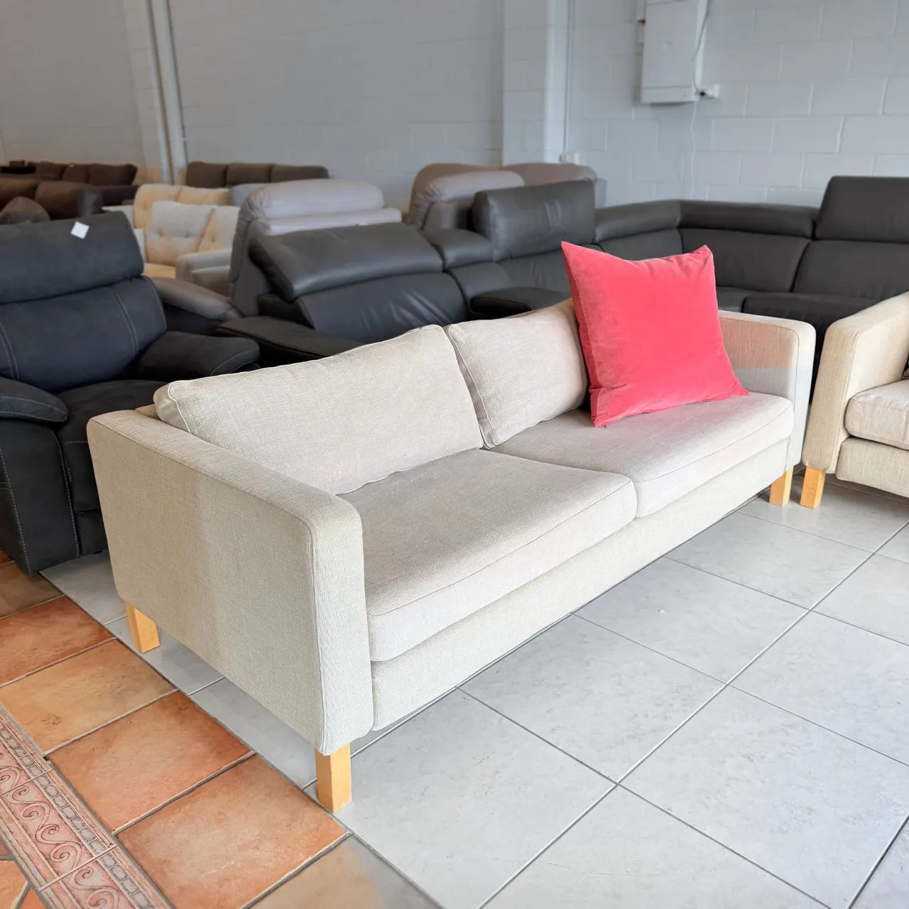 Beige 3+2 Seater Sofa Set — photo 4
