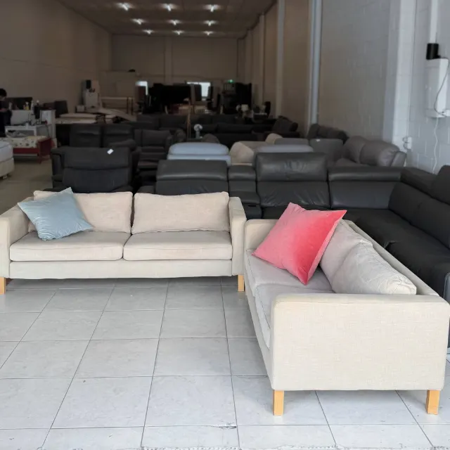 Beige 3+2 Seater Sofa Set — photo 2