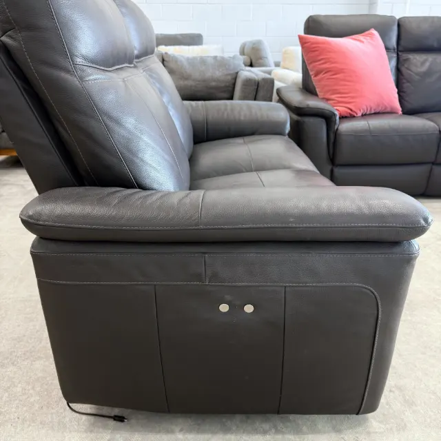 Black Leather Recliner 2+2+1 — photo 9