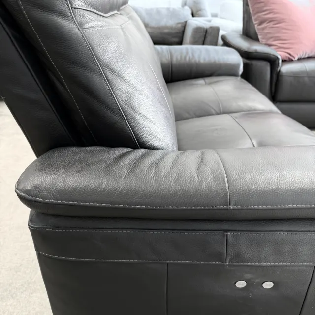 Black Leather Recliner 2+2+1 — photo 10