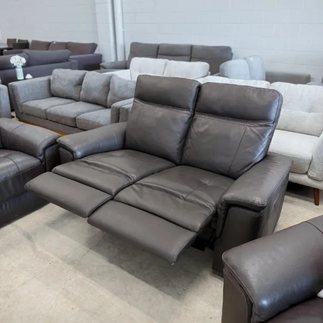 Black Leather Recliner 2+2+1 — photo 6