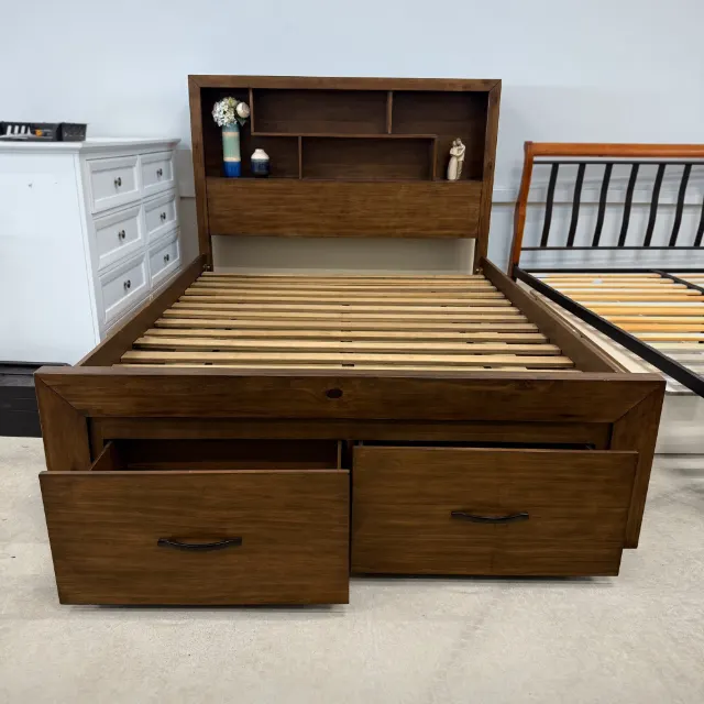 Modern Storage Bed + Plush Mattress — photo 5