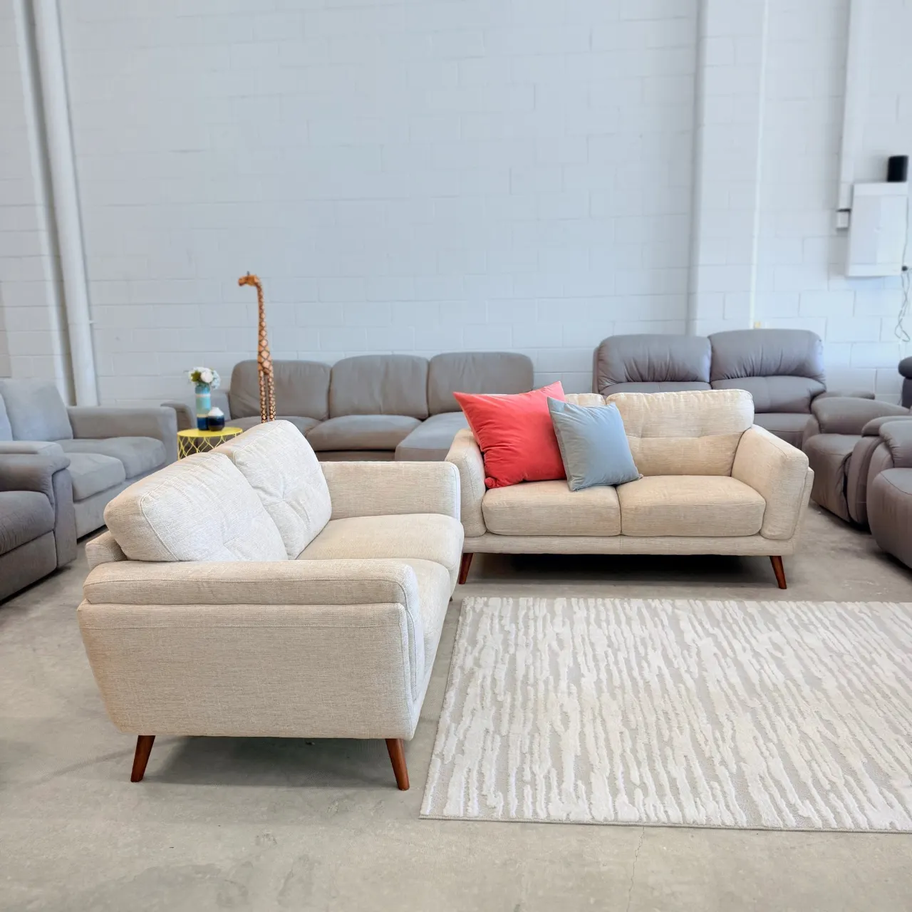 Nick Scali 2+2 Seater Sofa Set — photo 2