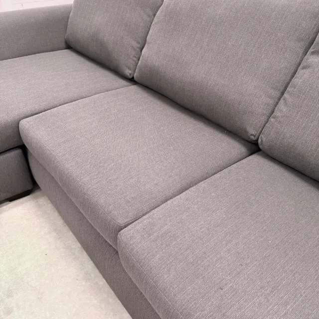 Grey L Shape 3+2 Sofa Set — photo 8