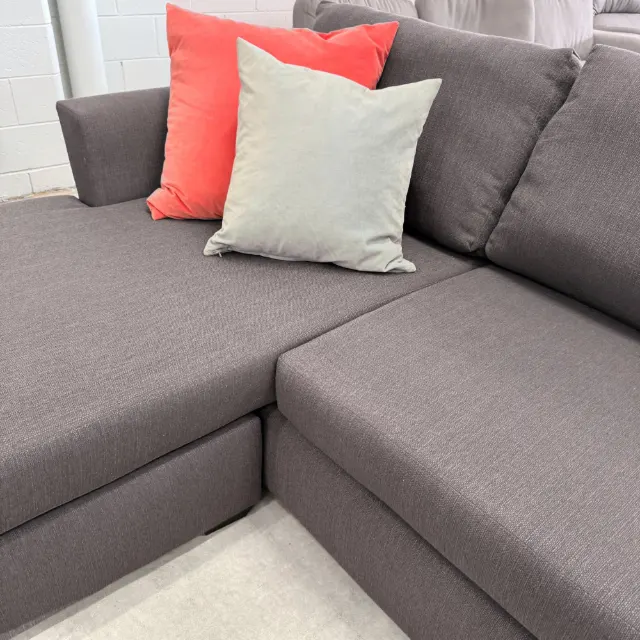 Grey L Shape 3+2 Sofa Set — photo 6