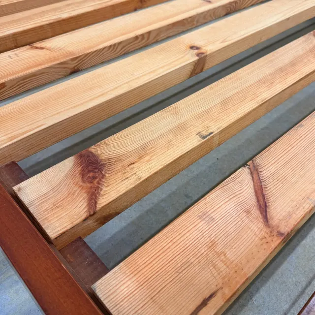 Walnut Bed + Sealy Mattress — photo 8